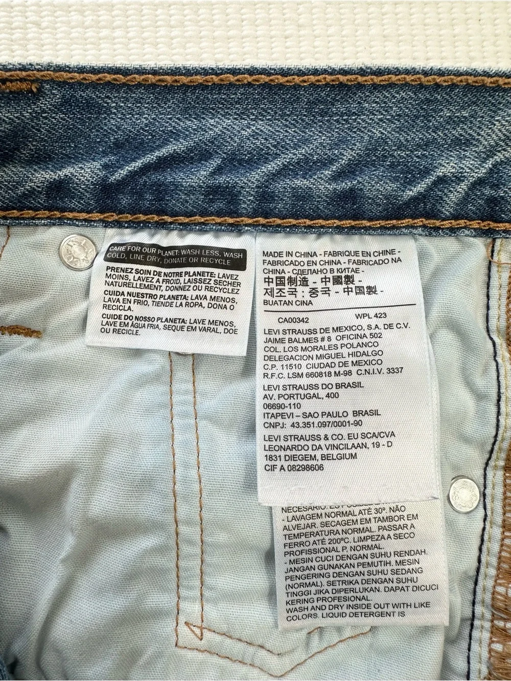 Levi’s Distressed Denim Shorts